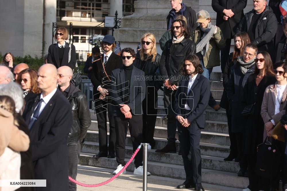 Emilie Dequenne Funeral - Paris