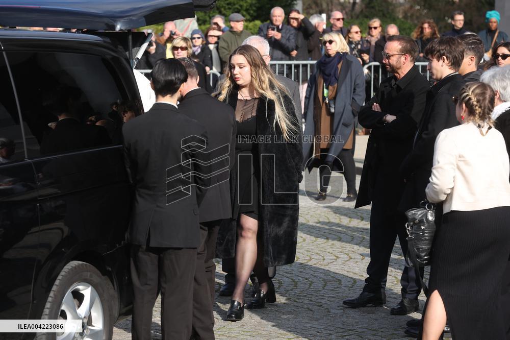 Emilie Dequenne Funeral - Paris
