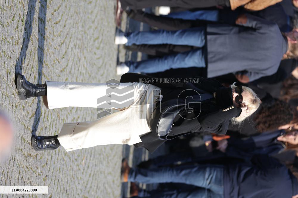 Emilie Dequenne Funeral - Paris