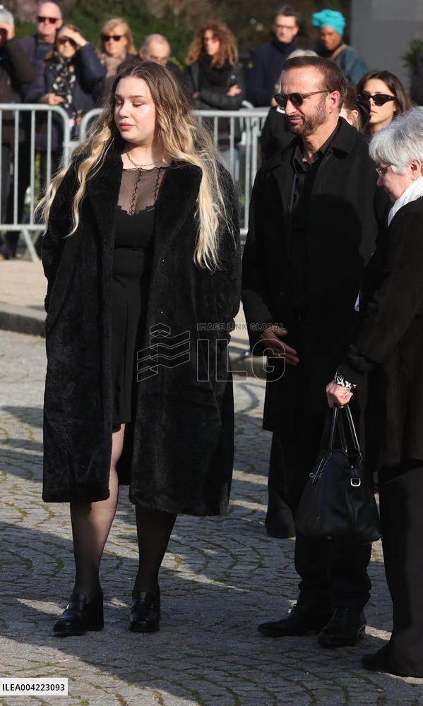 Emilie Dequenne Funeral - Paris