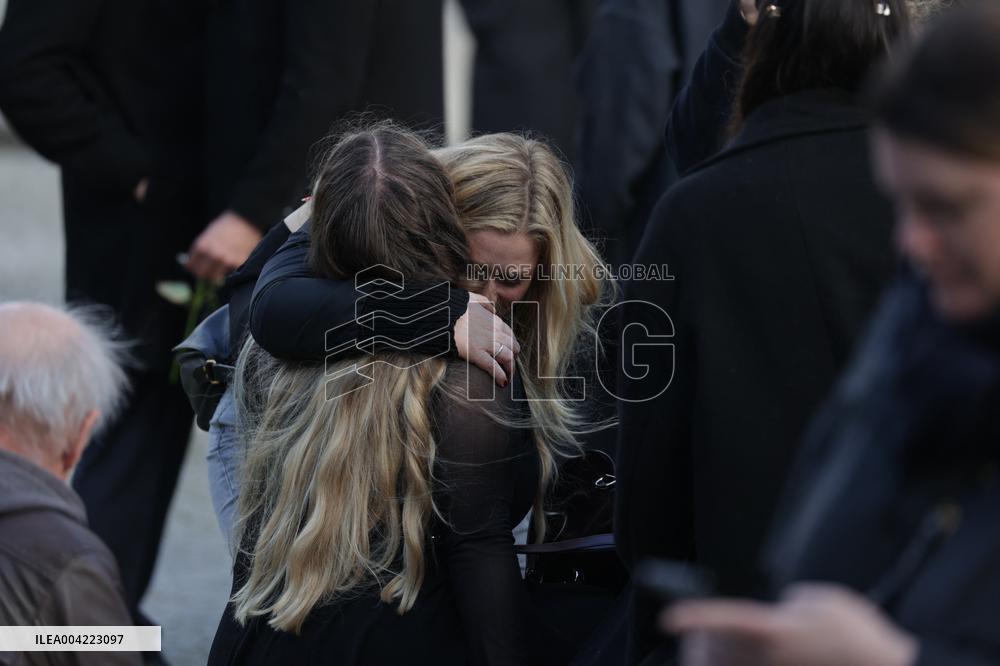 Emilie Dequenne Funeral - Paris