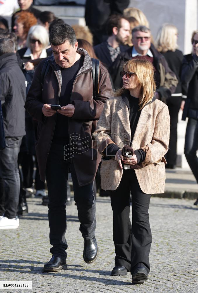 Emilie Dequenne Funeral - Paris
