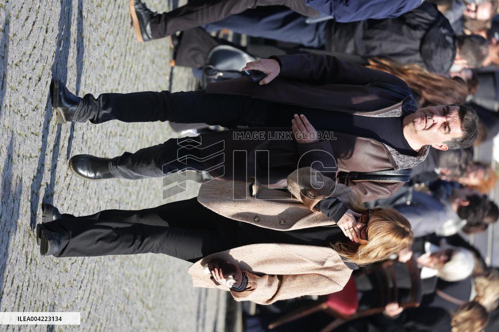 Emilie Dequenne Funeral - Paris