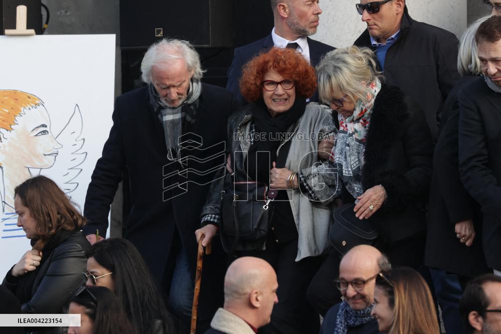 Emilie Dequenne Funeral - Paris