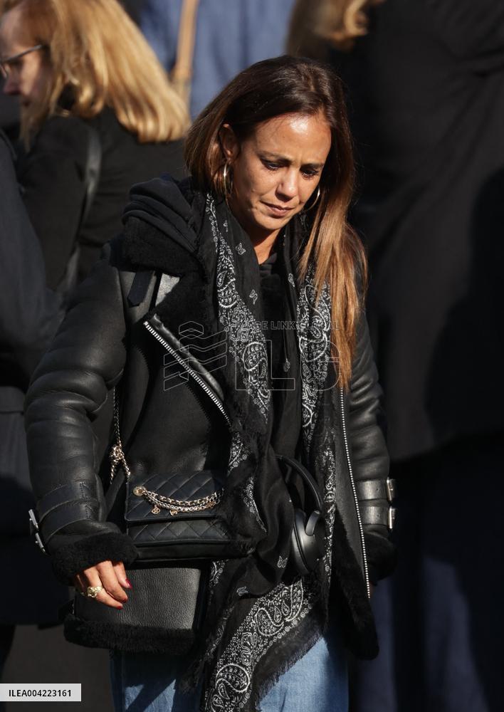 Emilie Dequenne Funeral - Paris