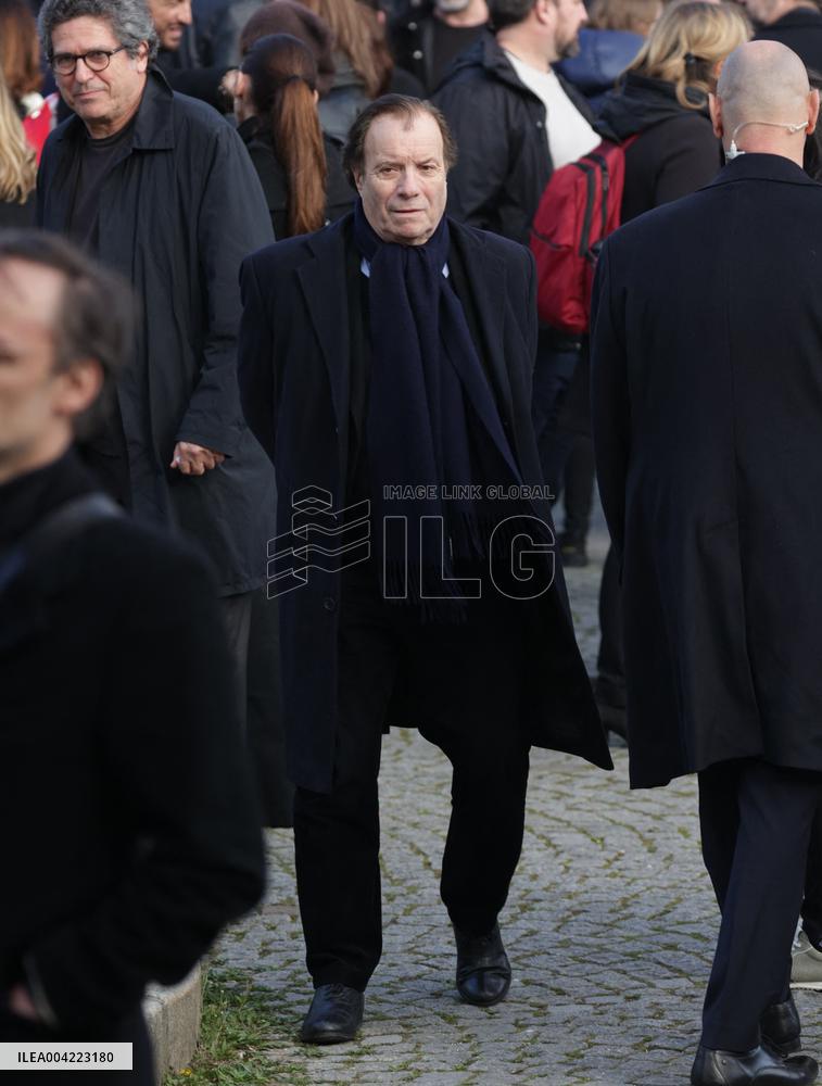 Emilie Dequenne Funeral - Paris
