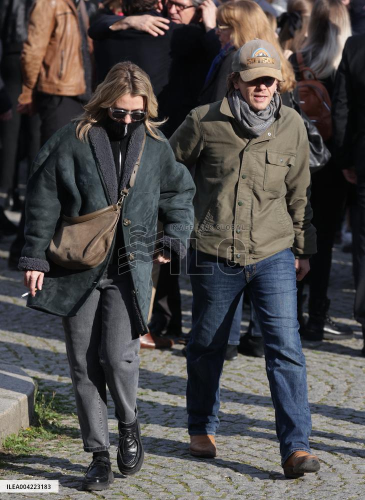 Emilie Dequenne Funeral - Paris