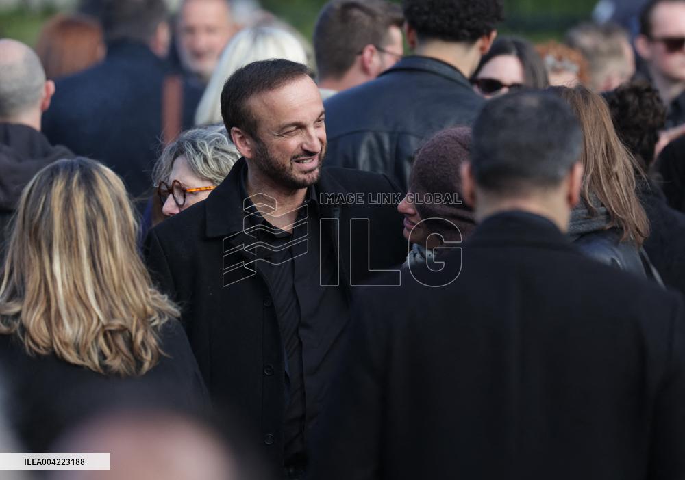 Emilie Dequenne Funeral - Paris