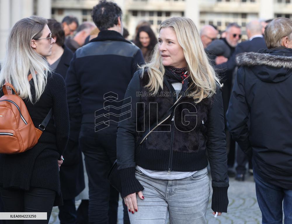 Emilie Dequenne Funeral - Paris