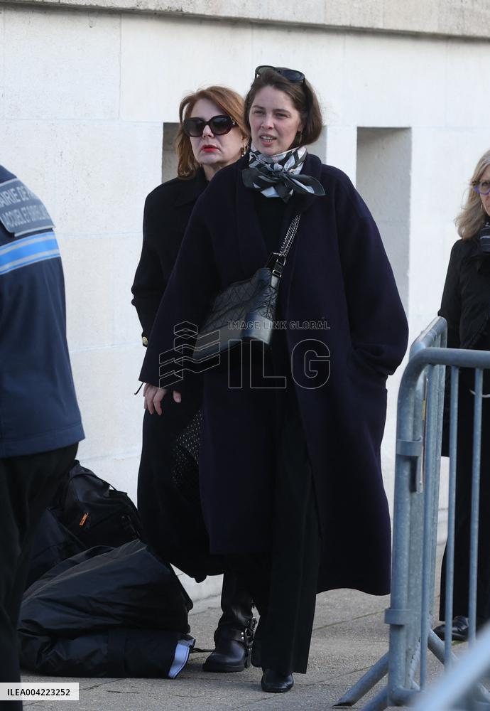 Emilie Dequenne Funeral - Paris