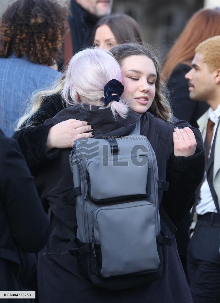 Emilie Dequenne Funeral - Paris