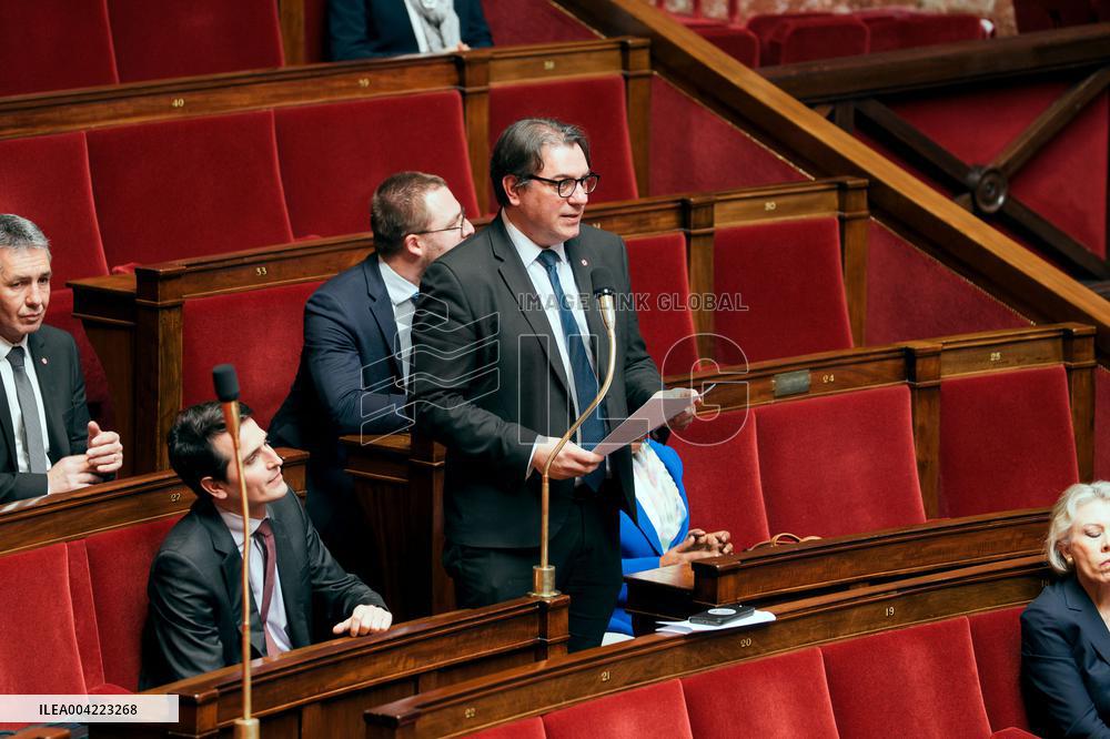 Questions to the government at the French National Assembly - Paris AJ