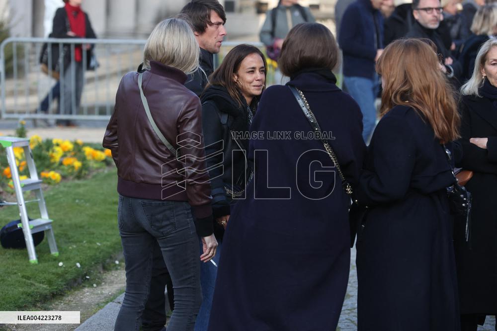 Emilie Dequenne Funeral - Paris