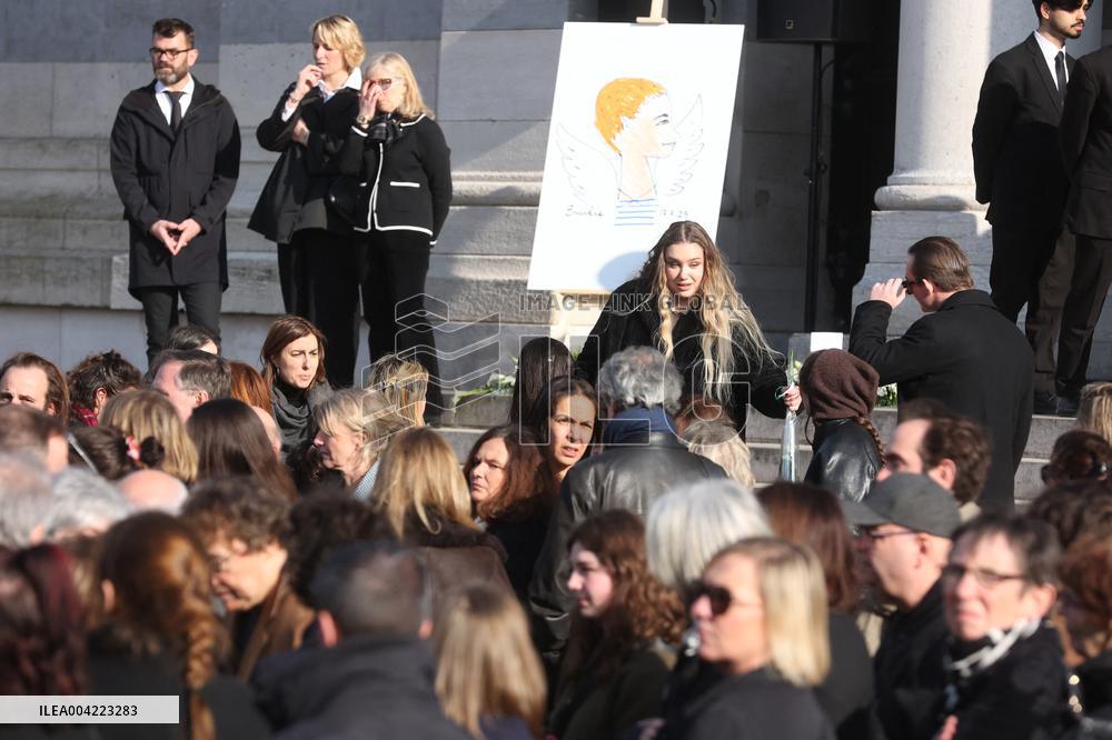 Emilie Dequenne Funeral - Paris