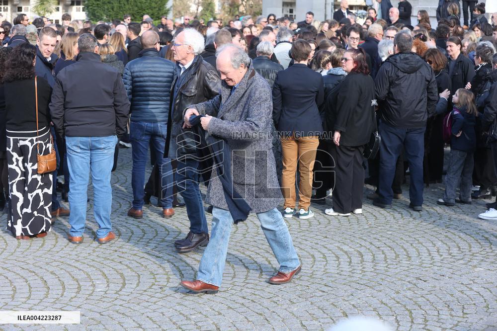 Emilie Dequenne Funeral - Paris
