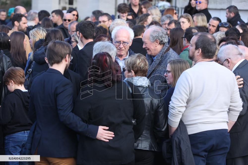 Emilie Dequenne Funeral - Paris