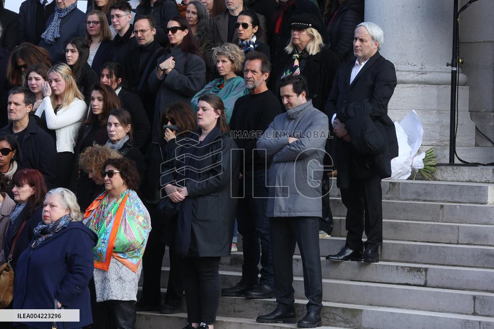 Emilie Dequenne Funeral - Paris