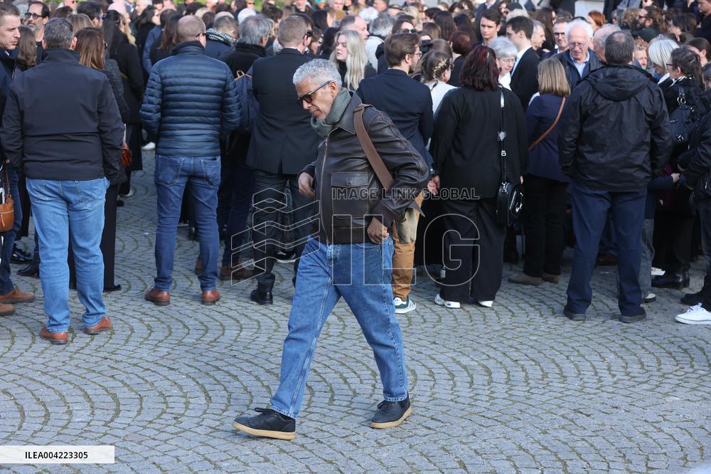 Emilie Dequenne Funeral - Paris