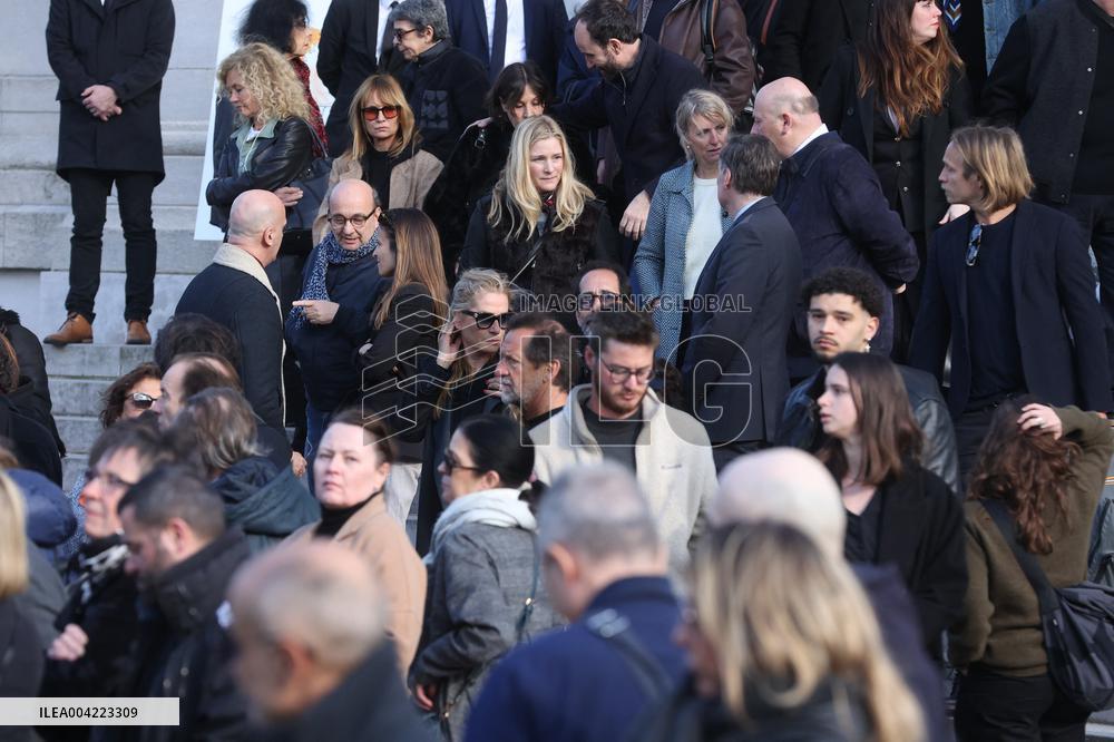 Emilie Dequenne Funeral - Paris
