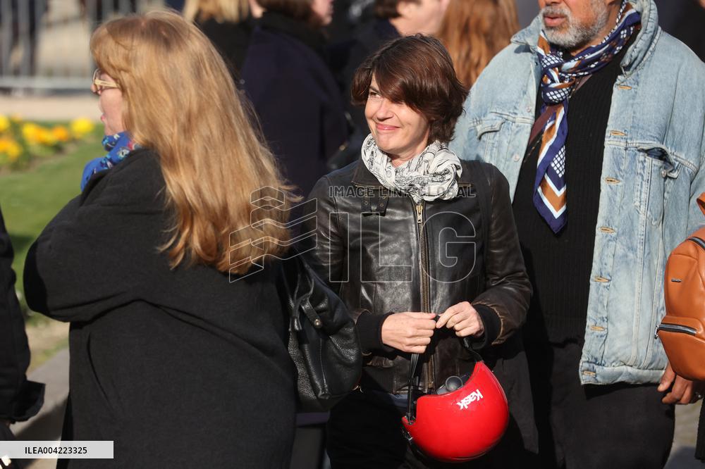 Emilie Dequenne Funeral - Paris
