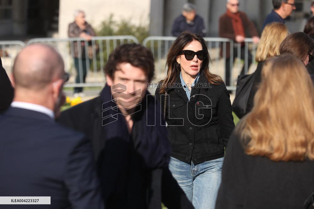 Emilie Dequenne Funeral - Paris