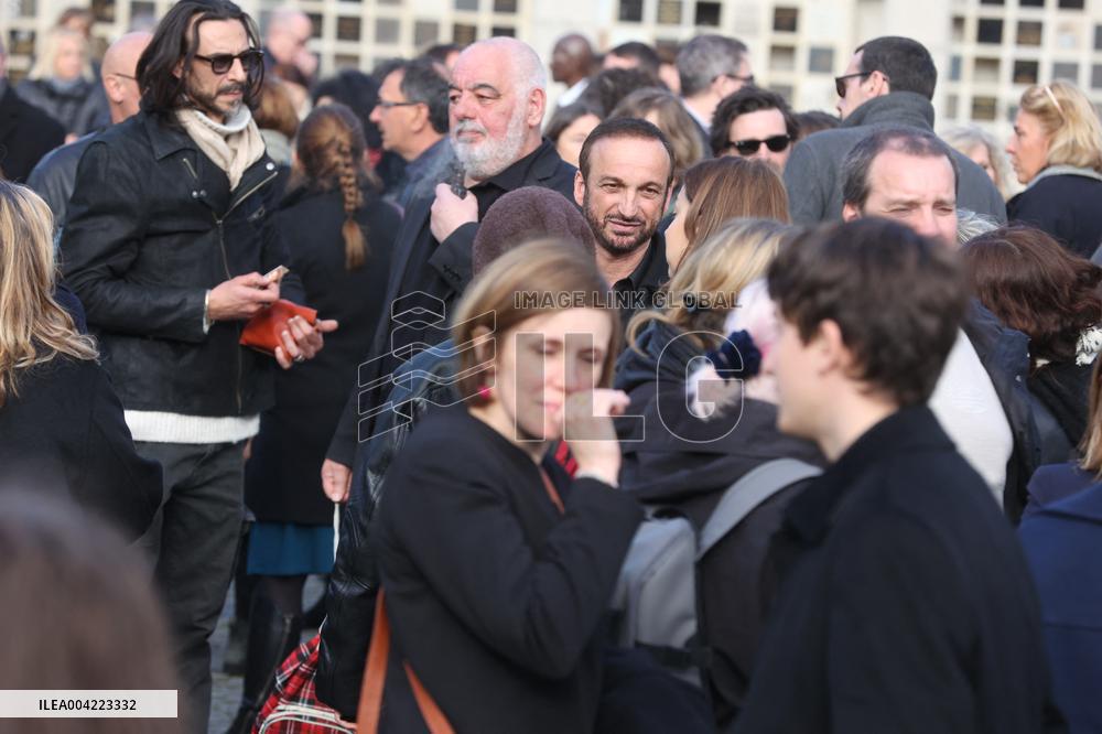 Emilie Dequenne Funeral - Paris