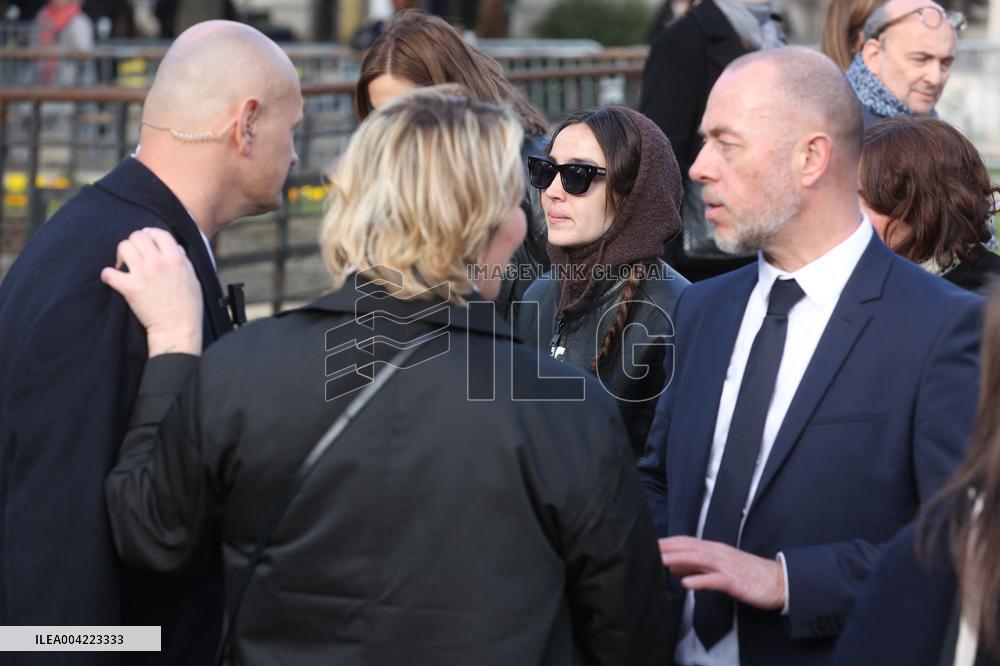 Emilie Dequenne Funeral - Paris
