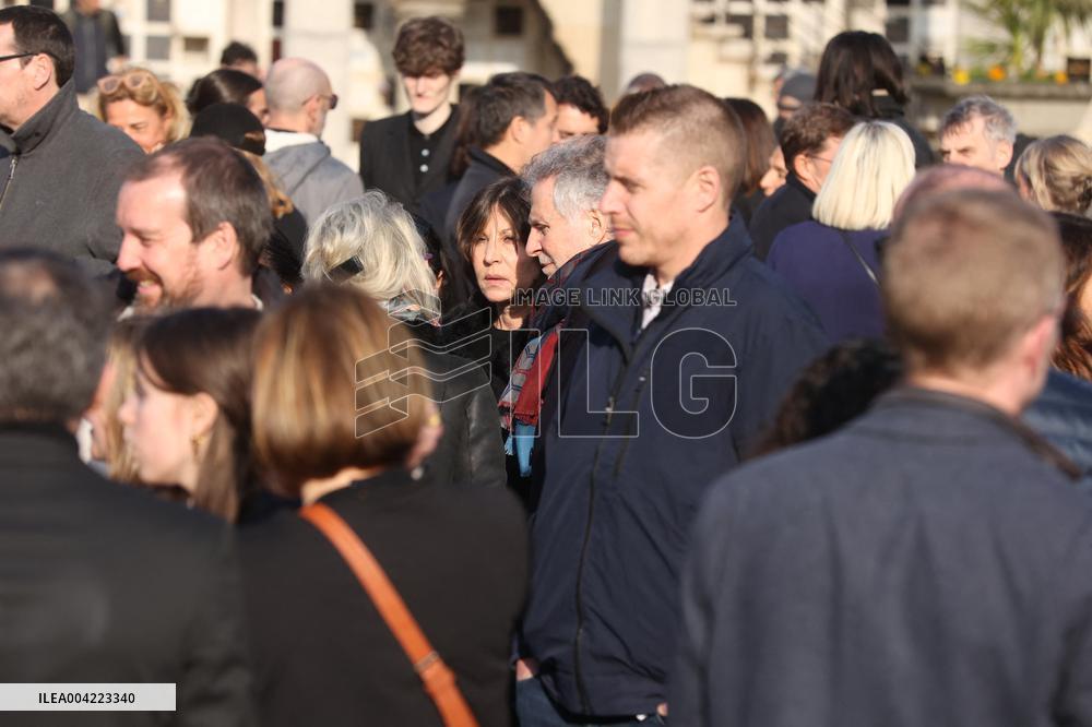 Emilie Dequenne Funeral - Paris