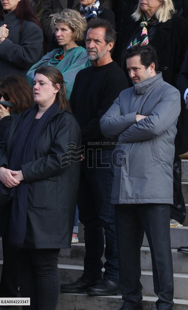 Emilie Dequenne Funeral - Paris