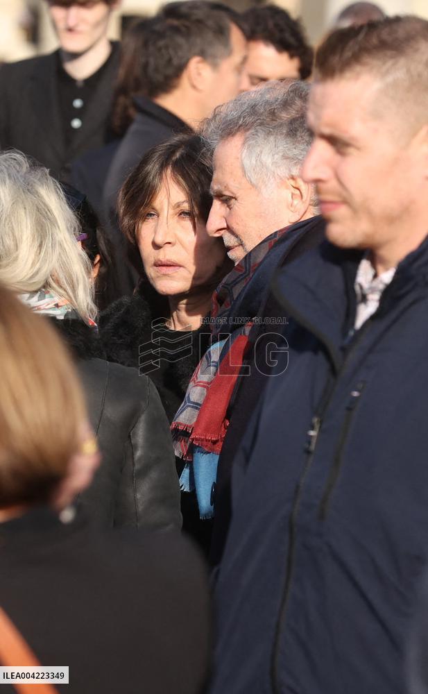 Emilie Dequenne Funeral - Paris