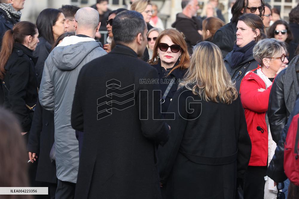 Emilie Dequenne Funeral - Paris