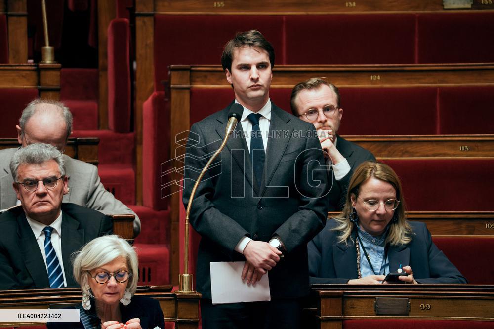 Questions to the government at the French National Assembly - Paris AJ