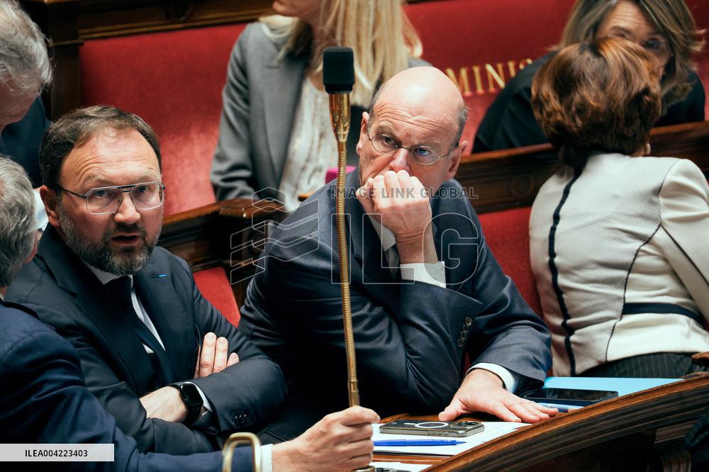 Questions to the government at the French National Assembly - Paris AJ