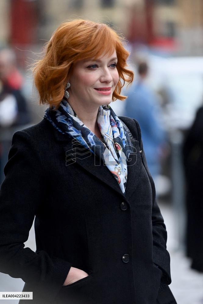 Christina Hendricks Arrives At Series Mania Festival - Lille