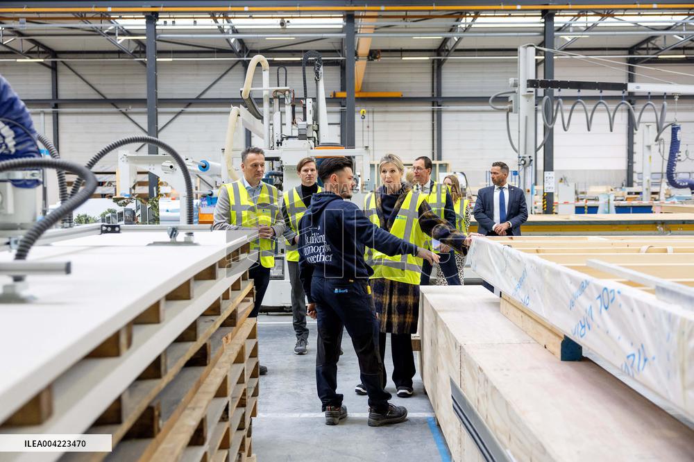 Queen Maxima Pays Working Visit To Uden