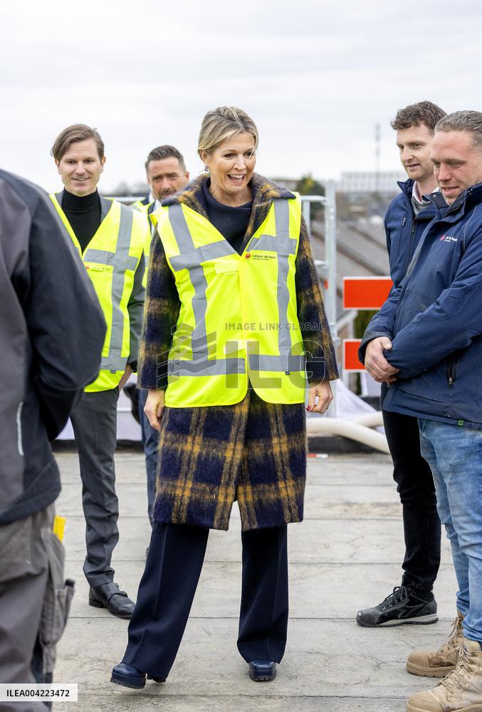 Queen Maxima Pays Working Visit To Uden