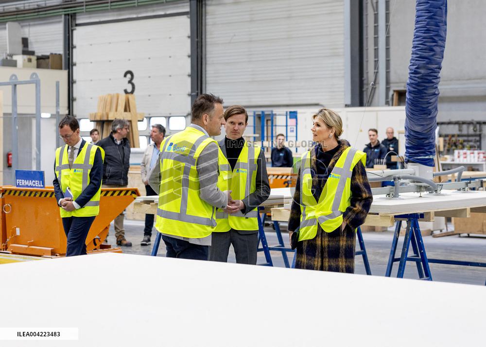 Queen Maxima Pays Working Visit To Uden