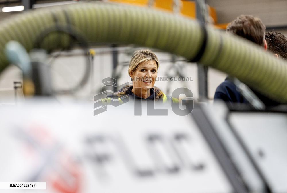 Queen Maxima Pays Working Visit To Uden