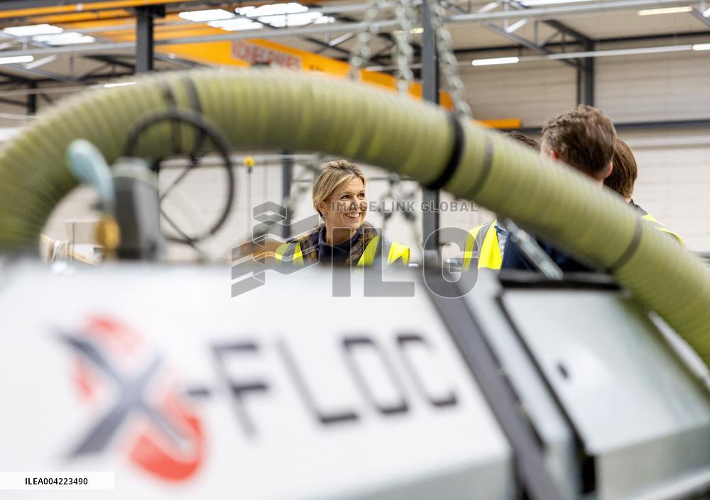 Queen Maxima Pays Working Visit To Uden