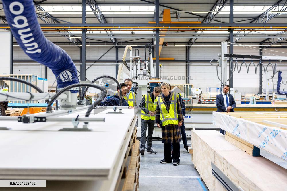 Queen Maxima Pays Working Visit To Uden