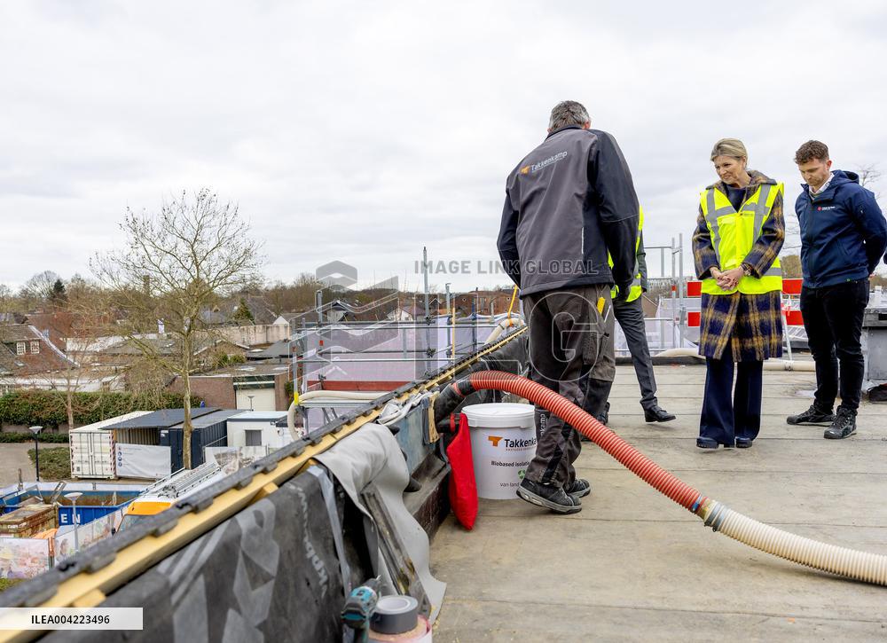 Queen Maxima Pays Working Visit To Uden