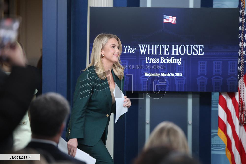 White House press briefing in Washington