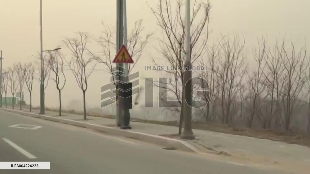 South Korea: Wildfire Smoke Engulfs Communities in North Gyeongsang Province 2