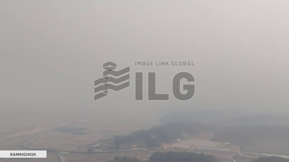 South Korea: Wildfire Smoke Engulfs Communities in North Gyeongsang Province