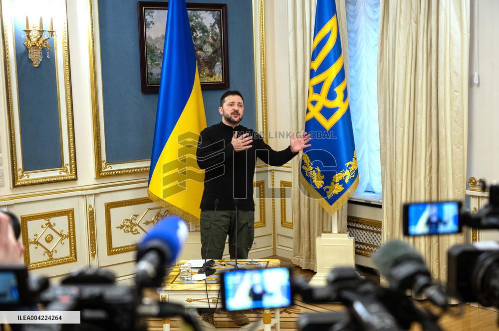 Press briefing by Volodymyr Zelenskyy on results of negotiations in Jeddah