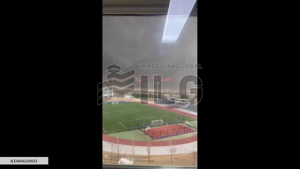 South Korea: Wildfire Threatens Andong National University
