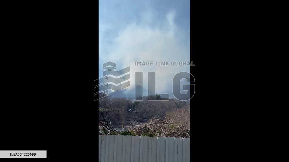 US: New Brush Fire Reported in Jackson County, North Carolina