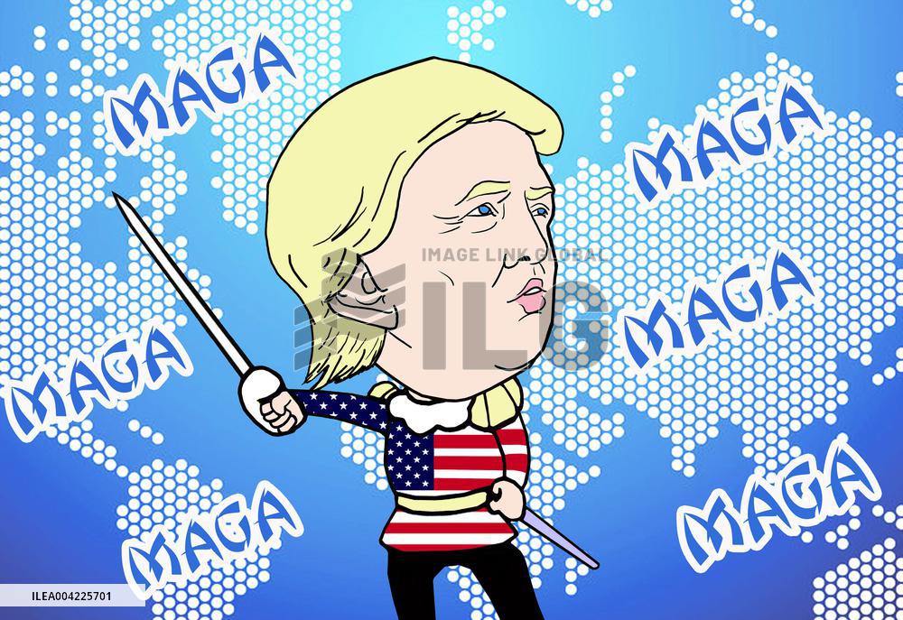 Cartoon Trump Tariff