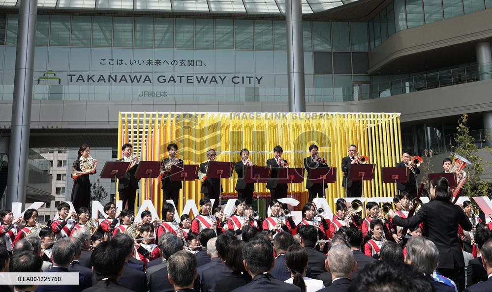JR East opens "Takanawa Gateway City" complex in Tokyo