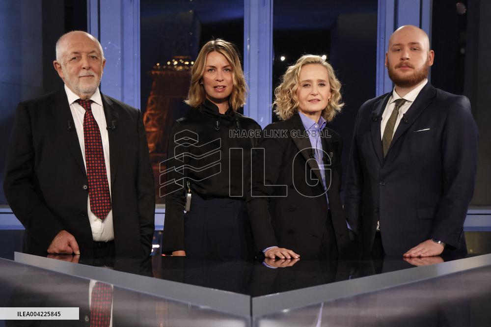 President Zelensky Interviewed by European Broadcasting Union's Medias - Paris